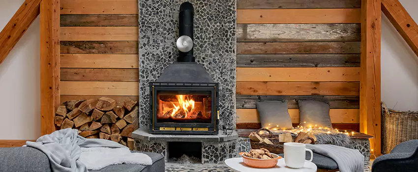 Thelin Hearth Products Direct Vent Gas Stove Fireplace Inspection in North New Hyde Park, New York